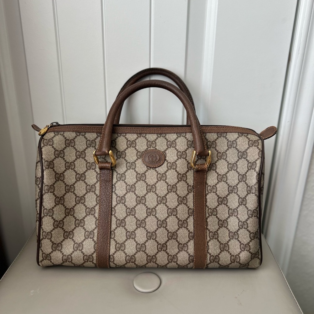 Gucci Brown Monogram Men's Bag